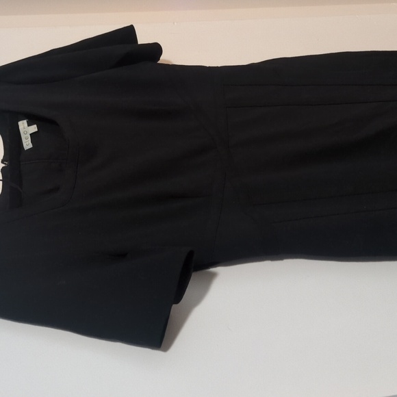 Women's black cocktail dress - Picture 3 of 4